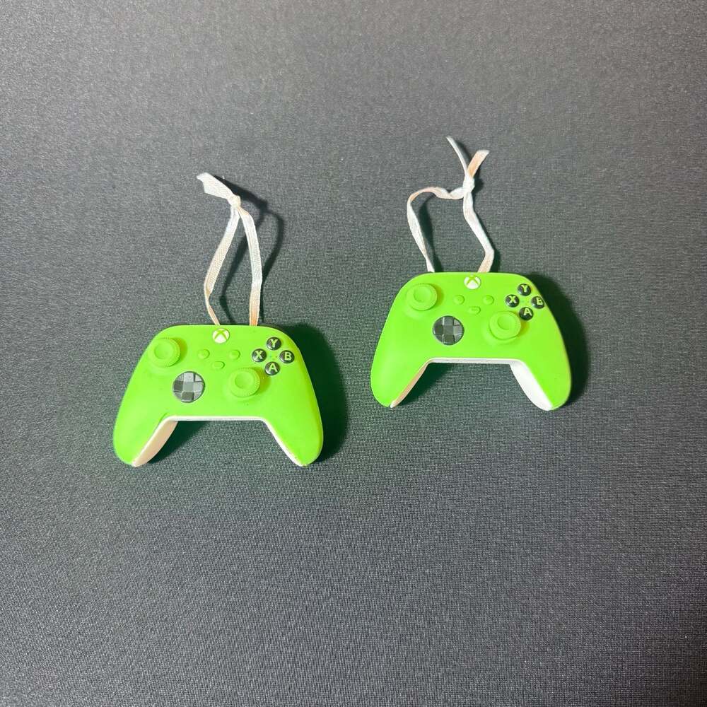 Set of 2 Microsoft Xbox Controller Christmas Tree Ornaments 2024